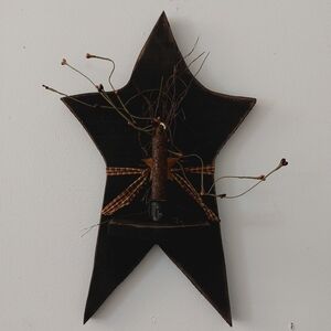Rustic Star Candle Holder